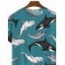 Men's Marine Animal Casual Short Sleeve T-Shirt